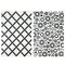 Wrapables Embossing Folder Paper Stamp Template for Scrapbooking, Card Making, DIY Arts & Crafts (Set of 2)